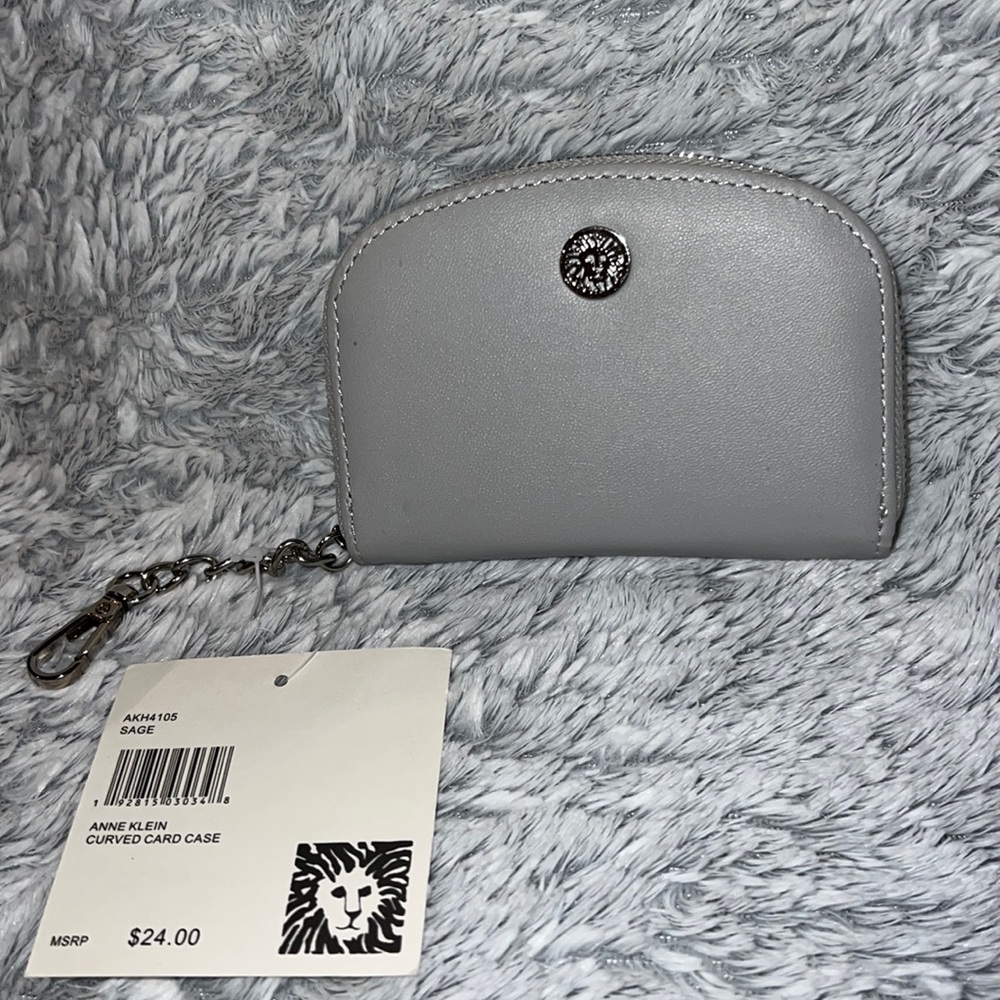 NWT Anne Klein Curved Card Case Wallet